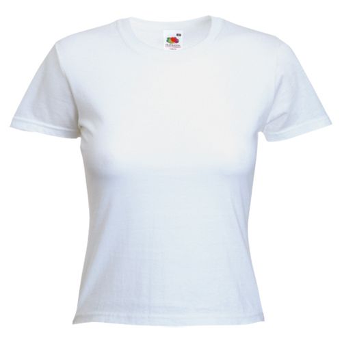 T-Shirt Mulher Branca Valueweight